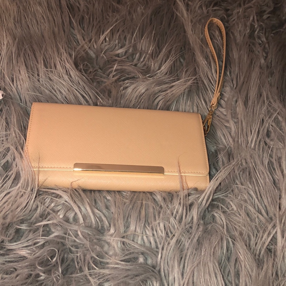 Tan Clutch